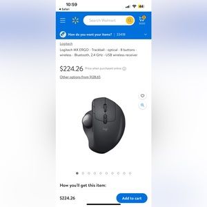 MX ERGO PLUS
WIRELESS TRACKBALL | TRACKBALL SANS FIL | TRACKBALL INALÁMBRICO